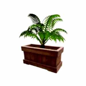 Wooden Flowerpot 12 