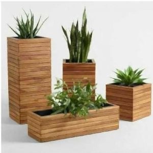 Wooden Flowerpot 4