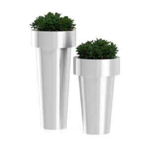 Stainless Flowerpot 6